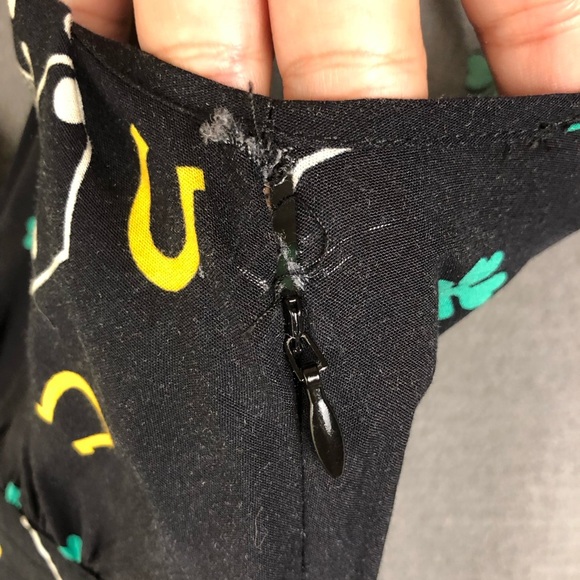 Trashy Diva retro deep cut cami dress lucky charm size 00 - Picture 5 of 8